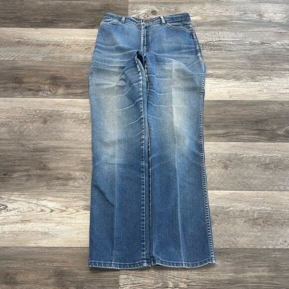 Vintage 90's Maverick Mid Wash Womens 30" High Rise Straight‎ Cut Jeans - Picture 2 of 12